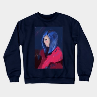 Portrait  of a stranger Crewneck Sweatshirt